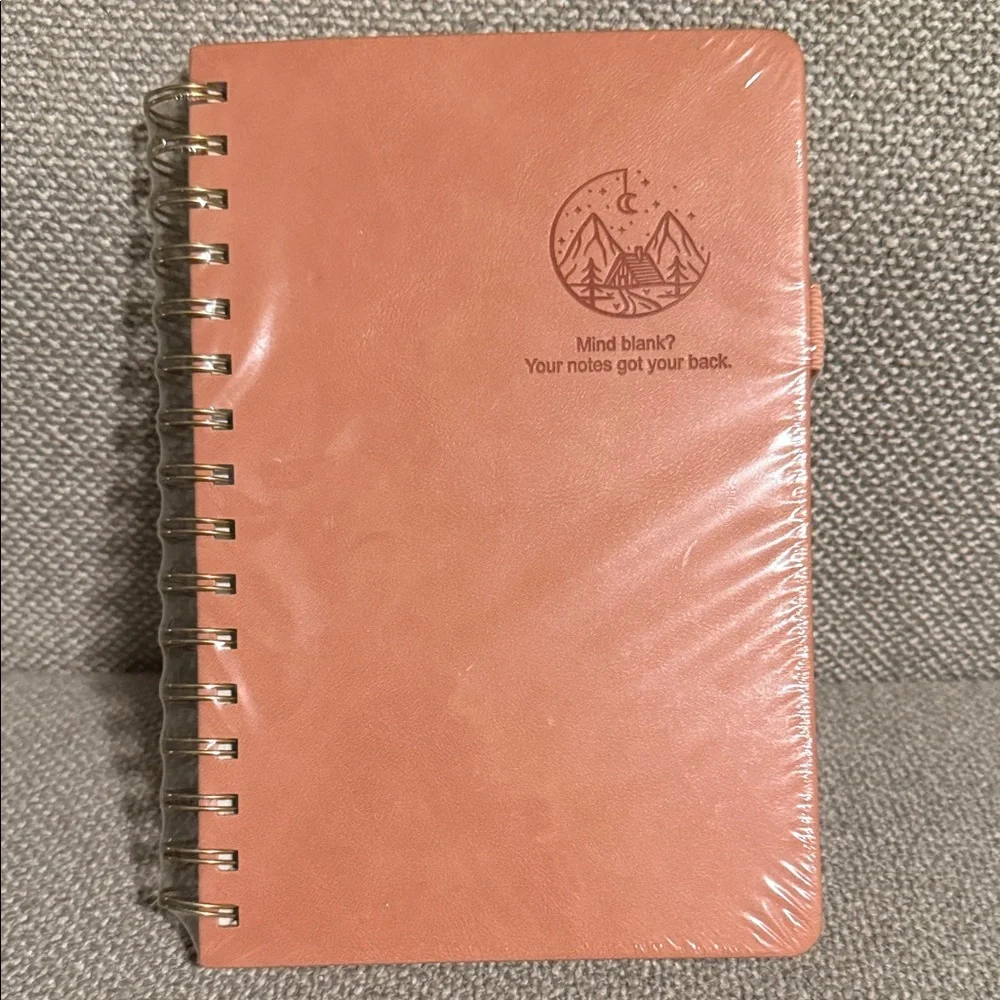 Mind Blank Your notes got your back Spiral Notebook new